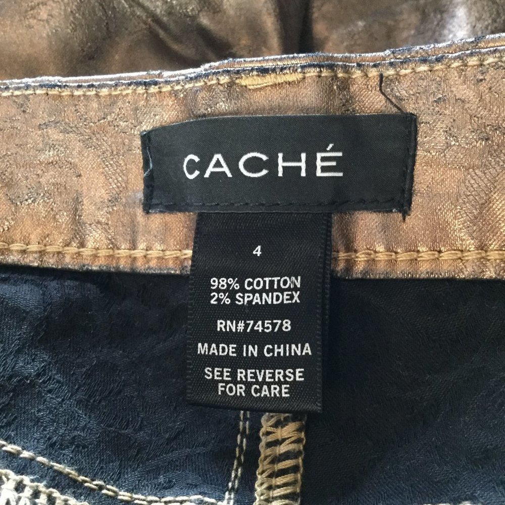 Cache Rust Demask Straight Leg Stretch Pocket Pant - image 6